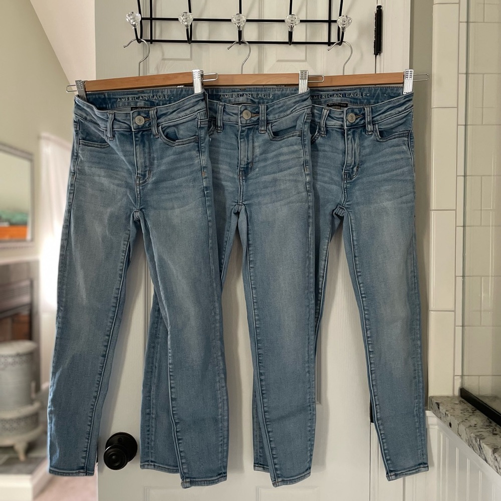 American Eagle Jeggings (3 pair)